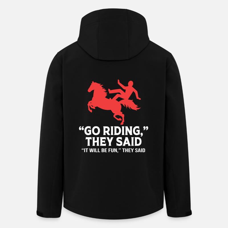 Horse racing - Men’s Recycled Softshell Jacket by Stanley/Stella - black