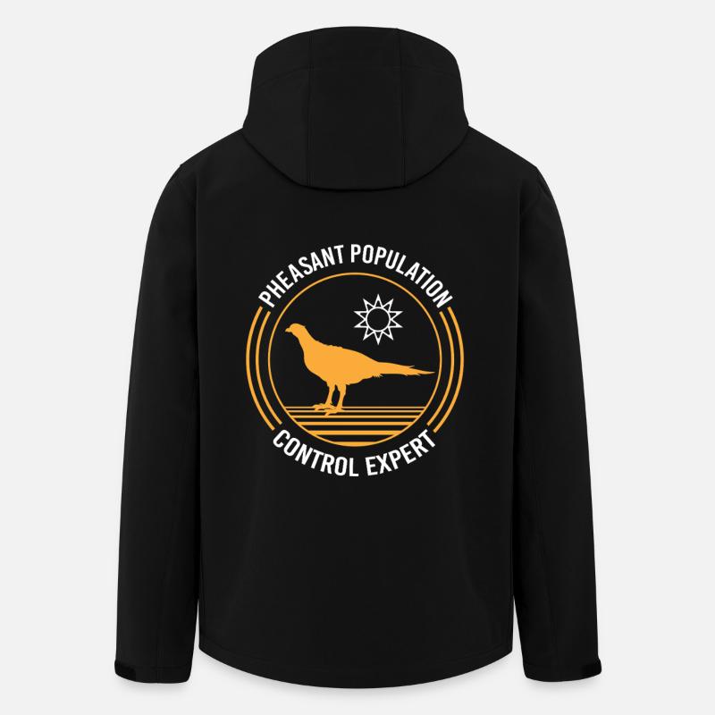 Fasan Jagd Jäger Fasanenjagd - Recycelte Männer Softshell-Jacke von Stanley/Stella - Schwarz