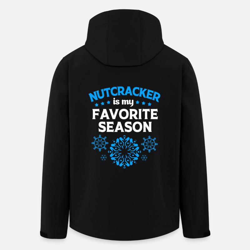 Christmas Nutcracker - Men’s Recycled Softshell Jacket by Stanley/Stella - black