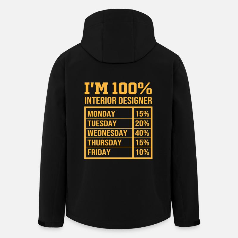 Architecture Architect Interior Designer - Men’s Recycled Softshell Jacket by Stanley/Stella - black