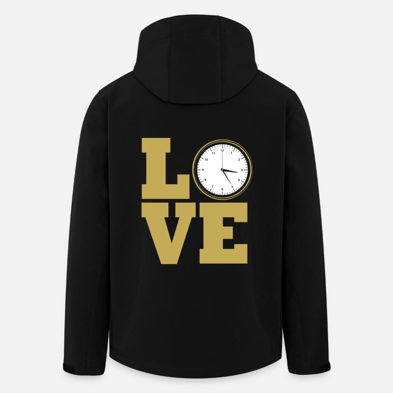 Clockwork Clock - Men’s Recycled Softshell Jacket by Stanley/Stella - black