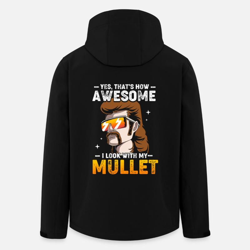 Mulet Coupe de cheveux Mulet - Veste softshell homme en polyester recyclé Stanley/Stella - noir