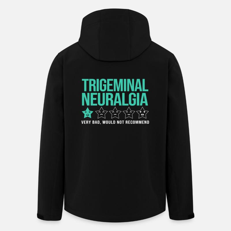 Trigeminusneuralgie - Recycelte Männer Softshell-Jacke von Stanley/Stella - Schwarz