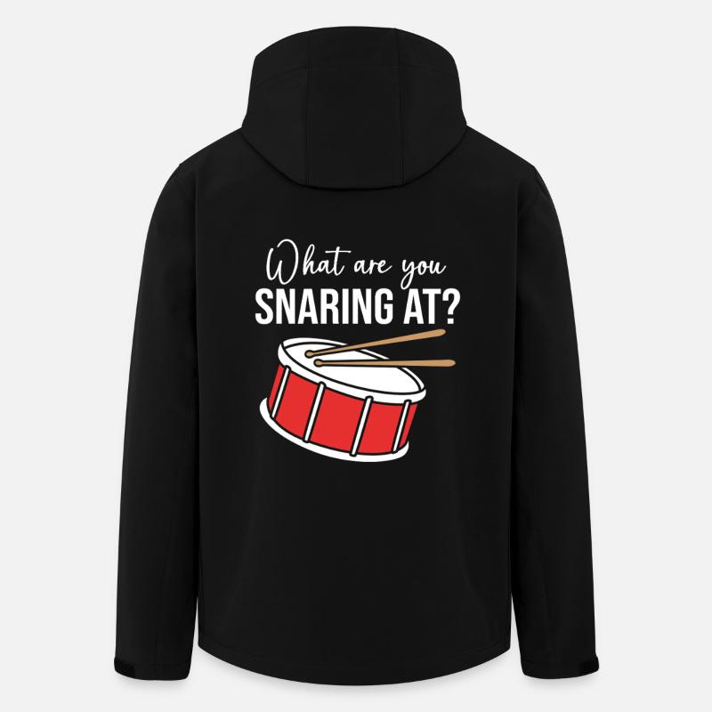 Drums Drummers Drumsticks - Men’s Recycled Softshell Jacket by Stanley/Stella - black