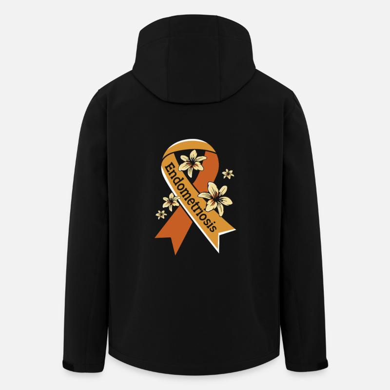Endometriose Endo - Recycelte Männer Softshell-Jacke von Stanley/Stella - Schwarz