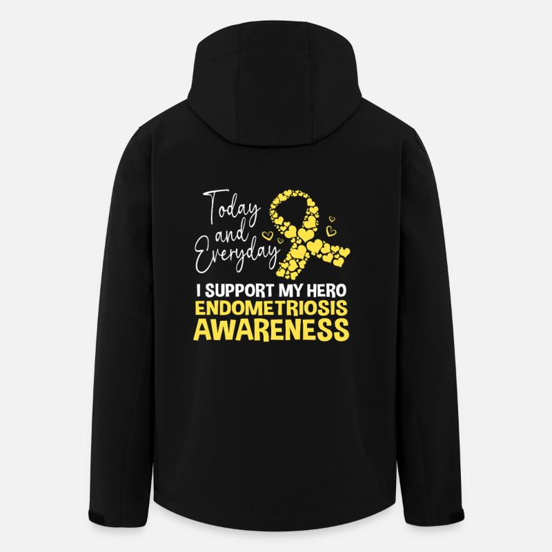 Endometriose Endo - Recycelte Männer Softshell-Jacke von Stanley/Stella - Schwarz