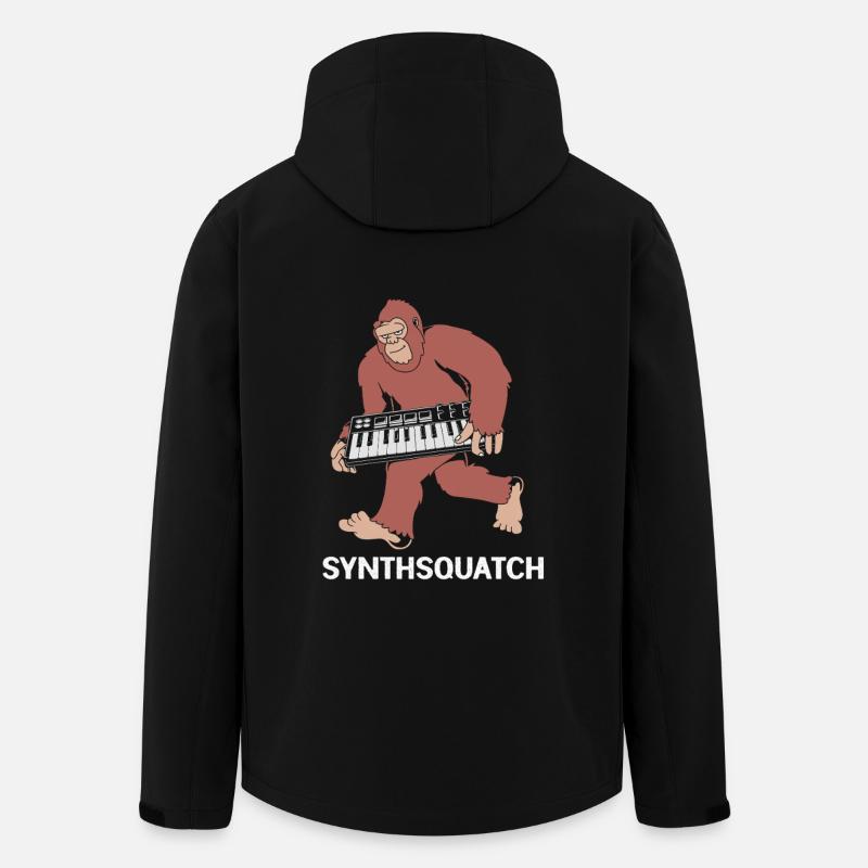 Djing Label Keyboard DJ - Recycelte Männer Softshell-Jacke von Stanley/Stella - Schwarz