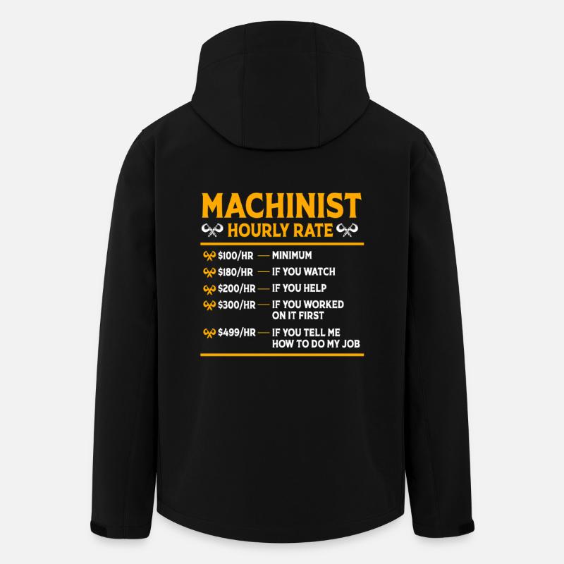 Locksmith Mechanic CNC Mechanical Engineering - Men’s Recycled Softshell Jacket by Stanley/Stella - black