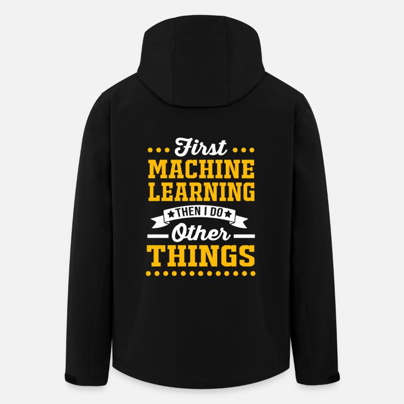 Programmer Coder GPT - Men’s Recycled Softshell Jacket by Stanley/Stella - black