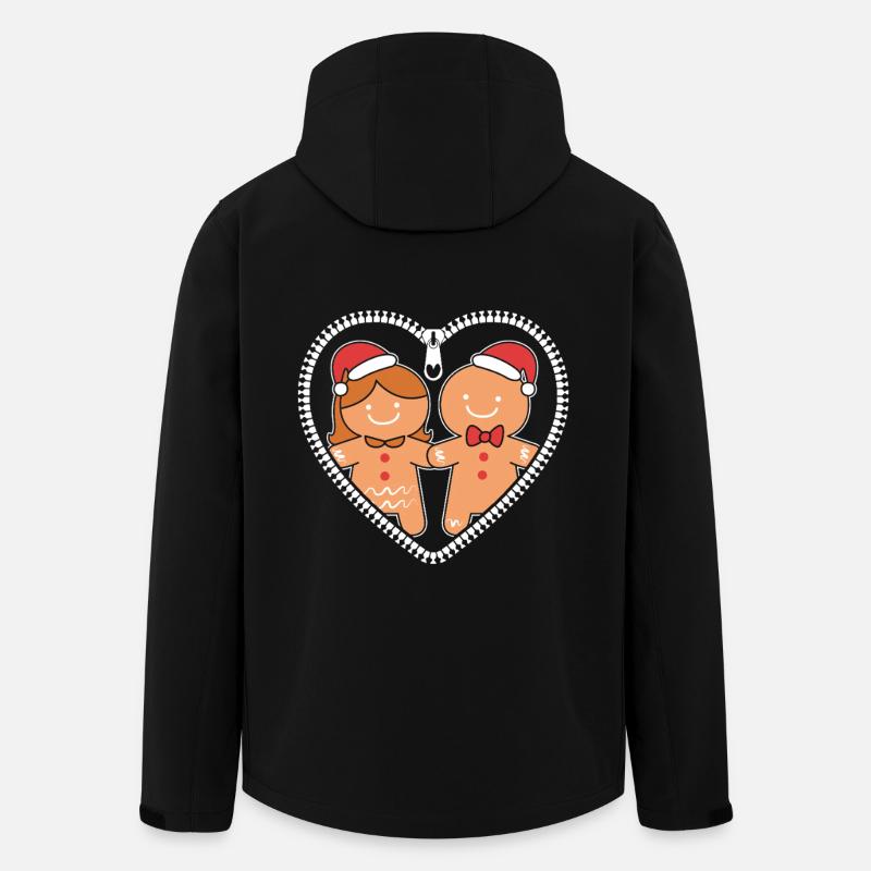Werdende Mutter Weihnachten Gender Reveal - Recycelte Männer Softshell-Jacke von Stanley/Stella - Schwarz