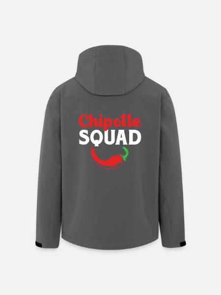 Chipotle Chilli Jalapeno Scharf Chili Chilischote - Recycelte Männer Softshell-Jacke von Stanley/Stella - Schwarz