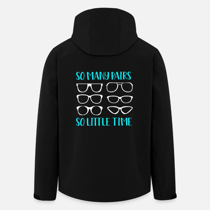 Opticien Ophtalmologiste Optique - Veste softshell homme en polyester recyclé Stanley/Stella - noir