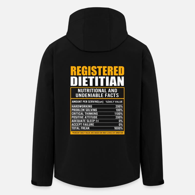 Dietician Diet - Men’s Recycled Softshell Jacket Discoverer by Stanley/Stella - black