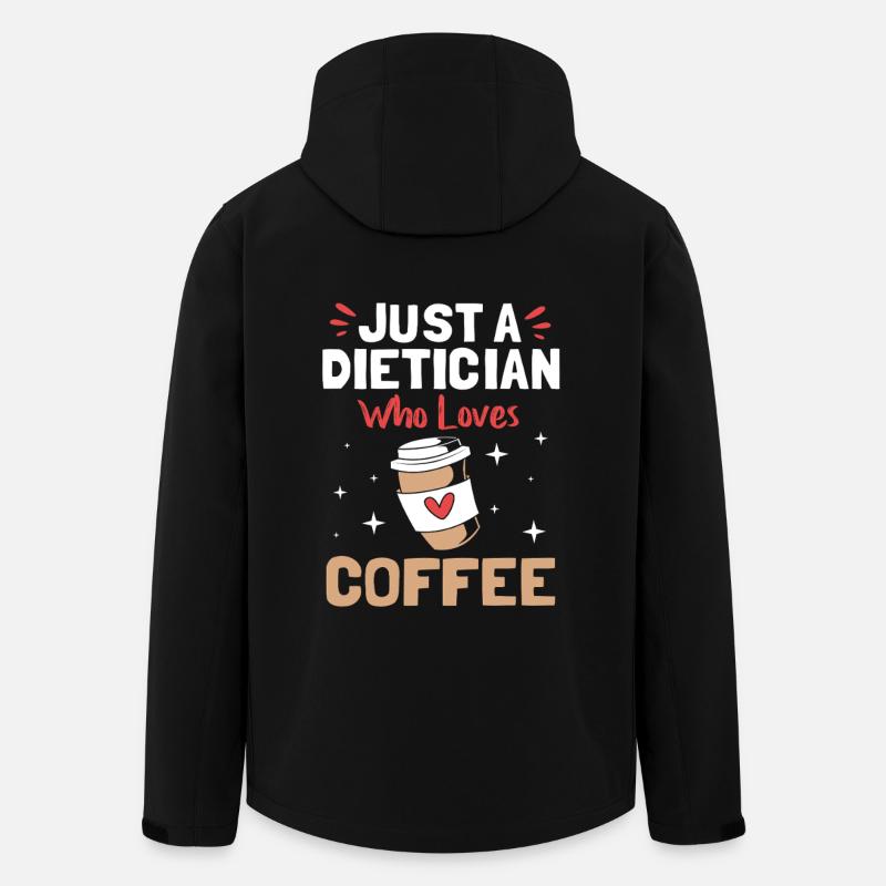 Dietician Diet Coffee - Men’s Recycled Softshell Jacket by Stanley/Stella - black