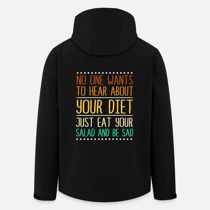 Diätassistent Diät Salat - Recycelte Männer Softshell-Jacke von Stanley/Stella - Schwarz