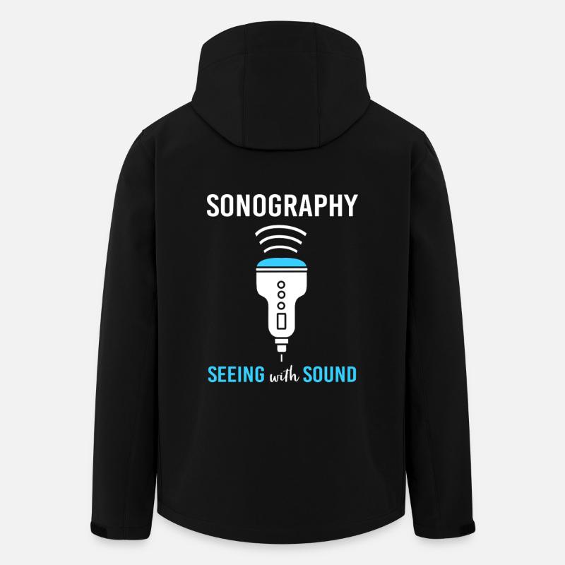 Ultrasound - Men’s Recycled Softshell Jacket by Stanley/Stella - black