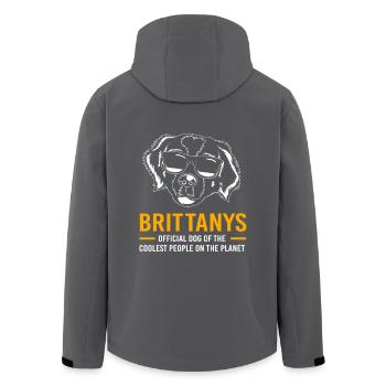 Chien Bretagne Chien Bretagne - Veste softshell homme en polyester recyclé Stanley/Stella - noir - Dos - AI Model Male 185 light (185cm)