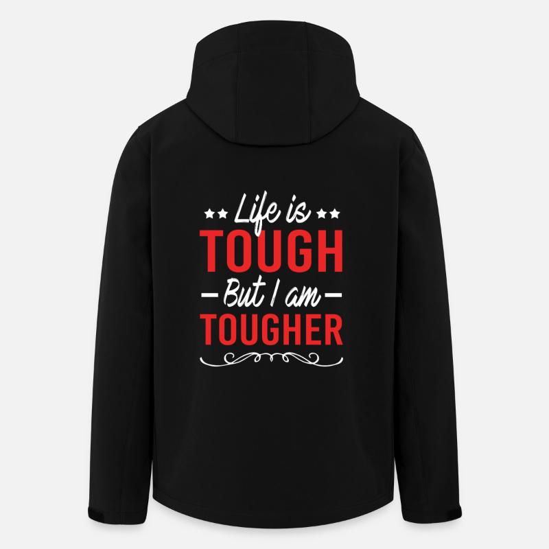 Workaholic Sayings - Men’s Recycled Softshell Jacket by Stanley/Stella - black