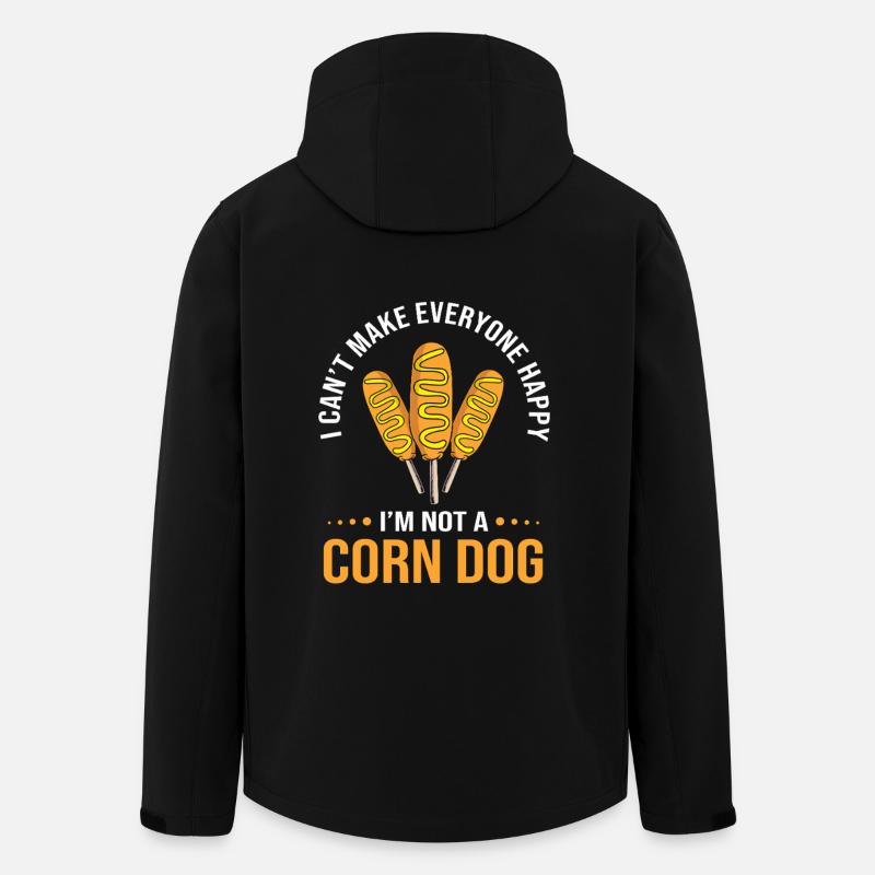 Corn Dog - Recycelte Männer Softshell-Jacke von Stanley/Stella - Schwarz