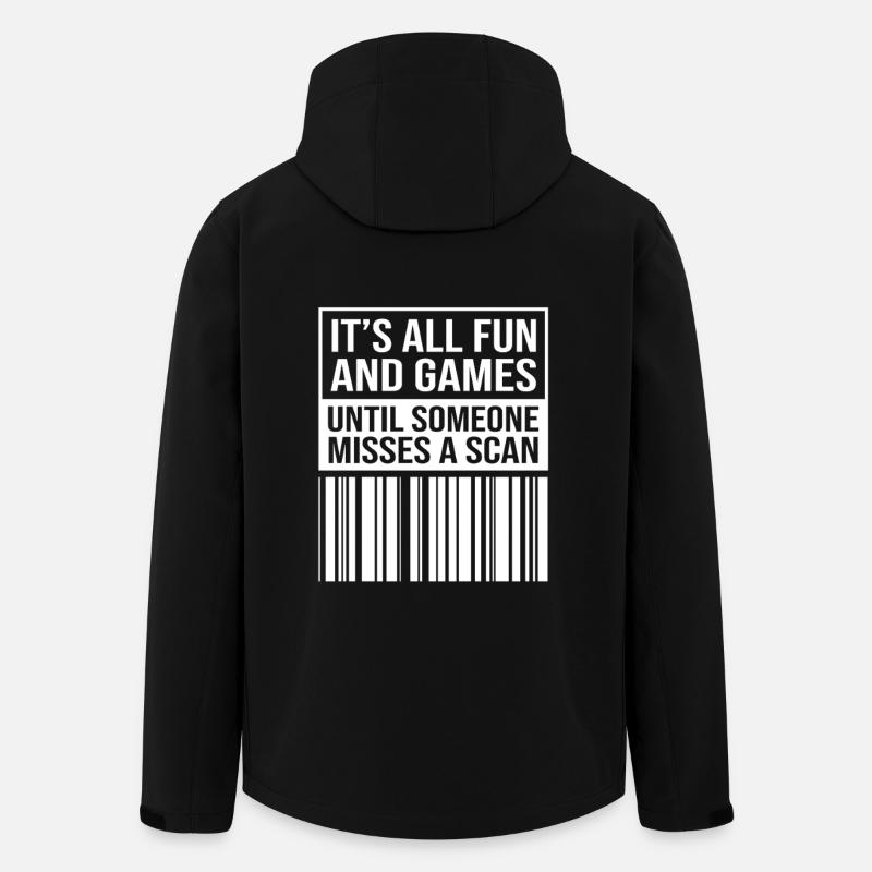 Postmark Post - Men’s Recycled Softshell Jacket by Stanley/Stella - black