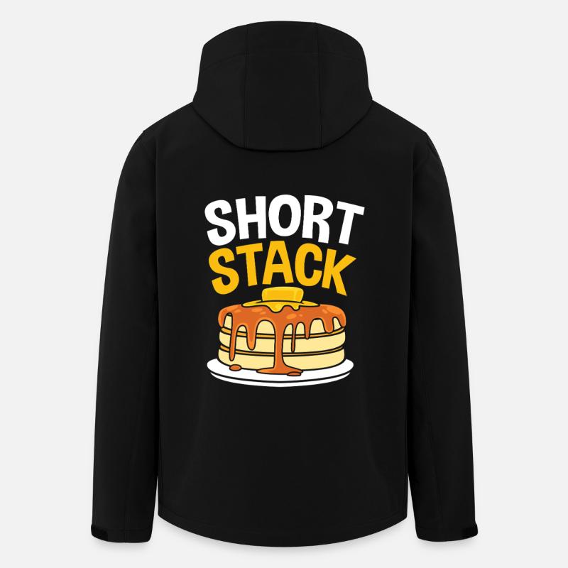 Pancake - Men’s Recycled Softshell Jacket by Stanley/Stella - black