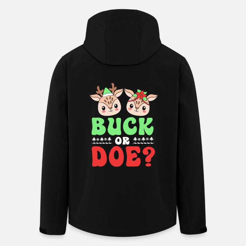 Weihnachten Gender Reveal Werdende Mutter - Recycelte Männer Softshell-Jacke von Stanley/Stella - Schwarz