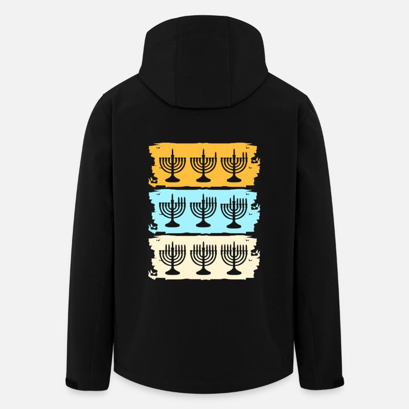 Hanoukka Hanoukka Hanoukka - Veste softshell homme en polyester recyclé Stanley/Stella - noir