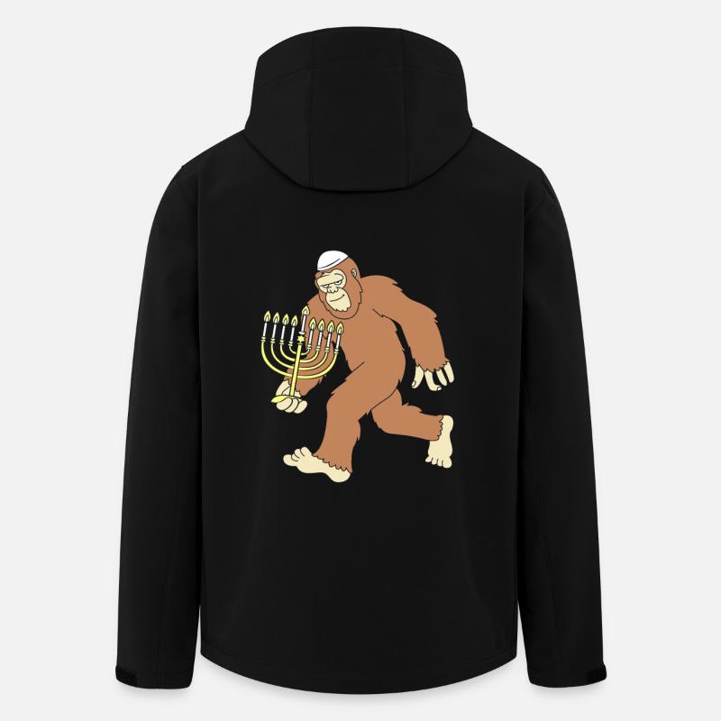 Hanoukka Hanoukka Hanoukka - Veste softshell homme en polyester recyclé Stanley/Stella - noir