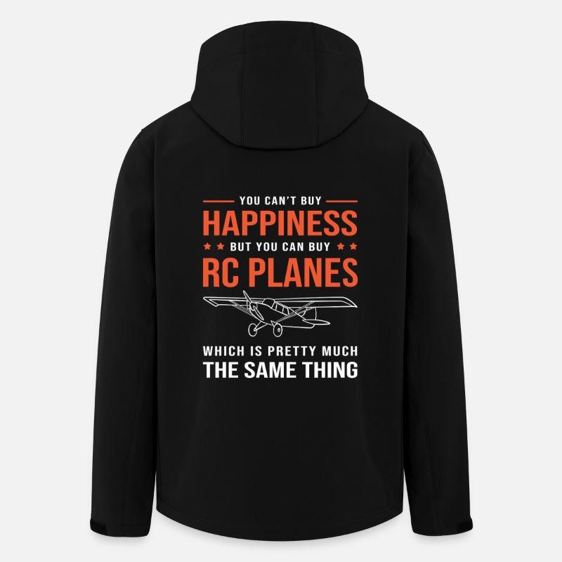 Model Airplane Model Airplane - Men’s Recycled Softshell Jacket by Stanley/Stella - black