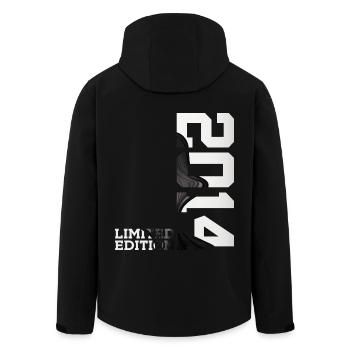 ÉDITION LIMITÉE 2014 12E ANNIVERSAIRE - Veste softshell homme en polyester recyclé Stanley/Stella - noir - Dos - AI Model Male 185 light (185cm)