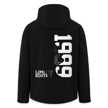 LIMITED EDITION 1999 27TH BIRTHDAY - Men’s Recycled Softshell Jacket by Stanley/Stella - black - Back - AI Model Male 185 light (185cm)