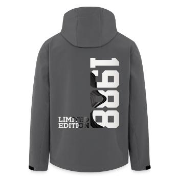 LIMITED EDITION 1988 38TH BIRTHDAY - Men’s Recycled Softshell Jacket by Stanley/Stella - black - Back - AI Model Male 185 light (185cm)