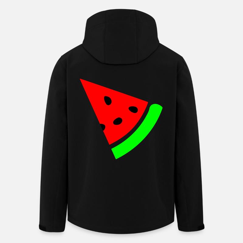 Wassermelone - Recycelte Männer Softshell-Jacke von Stanley/Stella - Schwarz