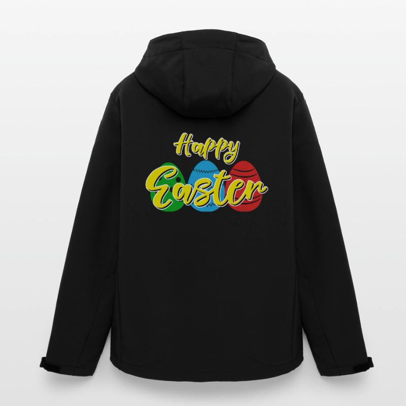 Happy Easter - Easter bunny Easter eggs celebration gift Men’s Recycled Softshell Jacket by Stanley/Stella