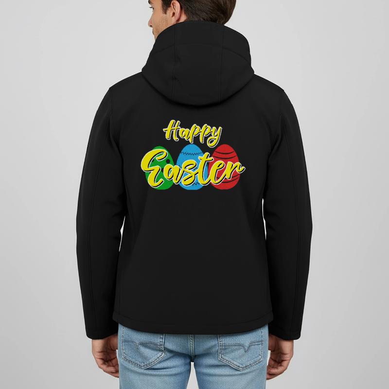 Happy Easter - Easter bunny Easter eggs celebration gift Men’s Recycled Softshell Jacket by Stanley/Stella