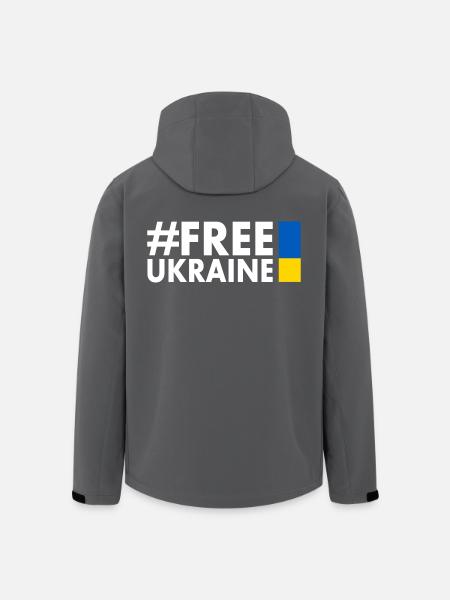 Free ukraine - Men’s Recycled Softshell Jacket by Stanley/Stella - black