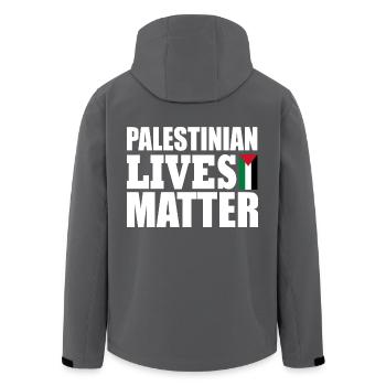 palestinian lives matter - Recycelte Männer Softshell-Jacke von Stanley/Stella - Schwarz - Hinten - AI Model Male 185 light (185cm)