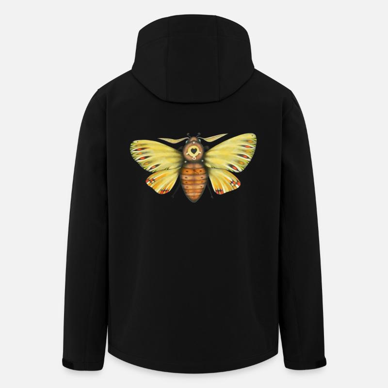 Fett Motte - Recycelte Männer Softshell-Jacke von Stanley/Stella - Schwarz