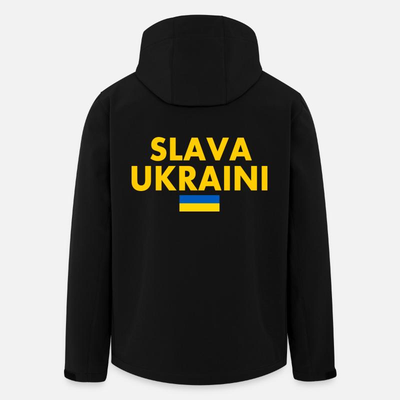 Slava ukraini - Recycelte Männer Softshell-Jacke von Stanley/Stella - Schwarz