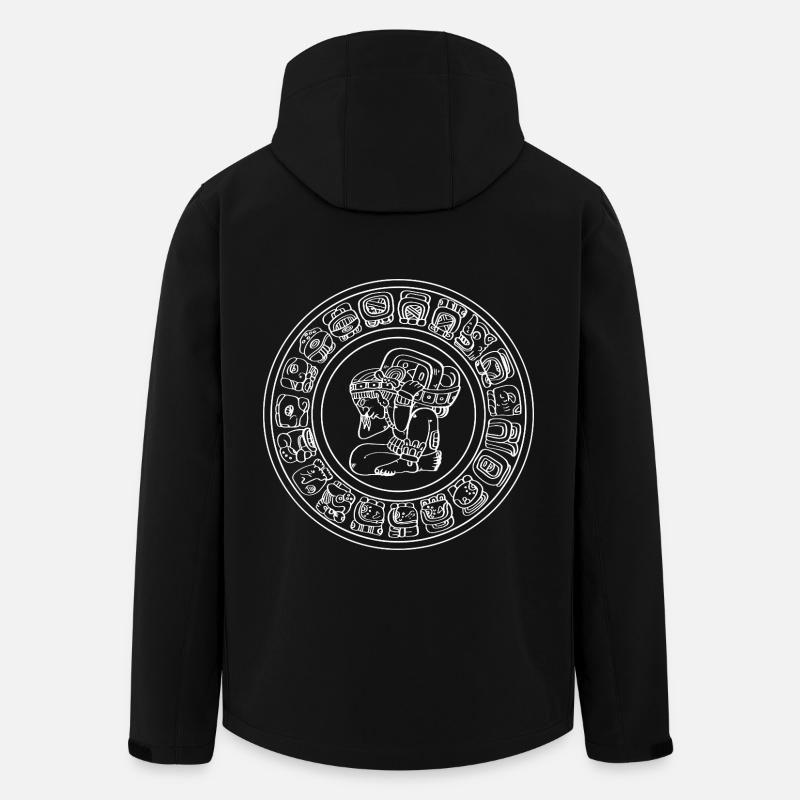 Maya kalender aztec Inka - Recycelte Männer Softshell-Jacke von Stanley/Stella - Schwarz
