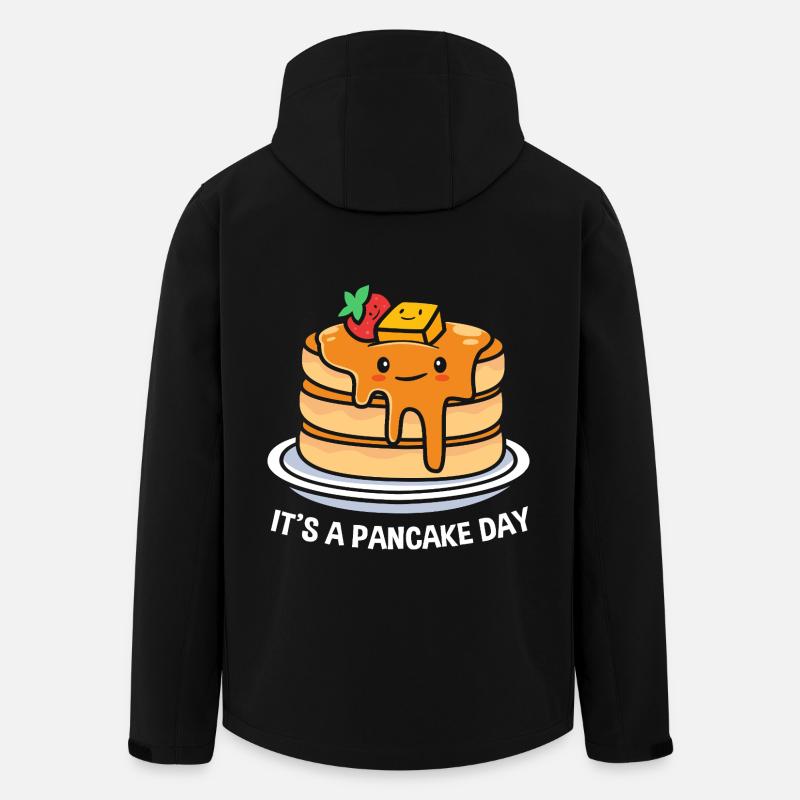 Pfannkuchen - Recycelte Männer Softshell-Jacke von Stanley/Stella - Schwarz