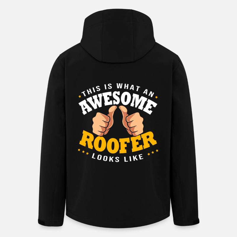 Roofer - Men’s Recycled Softshell Jacket by Stanley/Stella - black