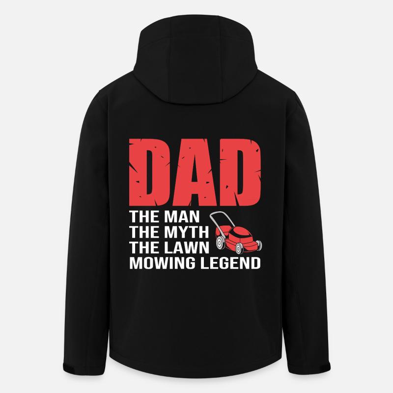 Lawn mower lawn (meadow) - Men’s Recycled Softshell Jacket by Stanley/Stella - black