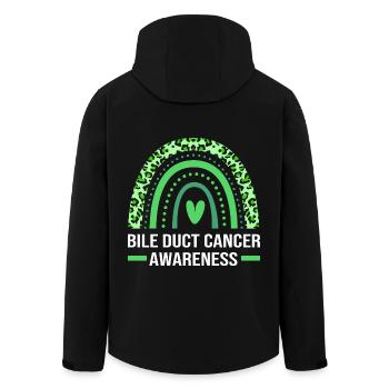 Bile Cancer - Veste softshell homme en polyester recyclé Stanley/Stella - noir - Dos - AI Model Male 185 light (185cm)