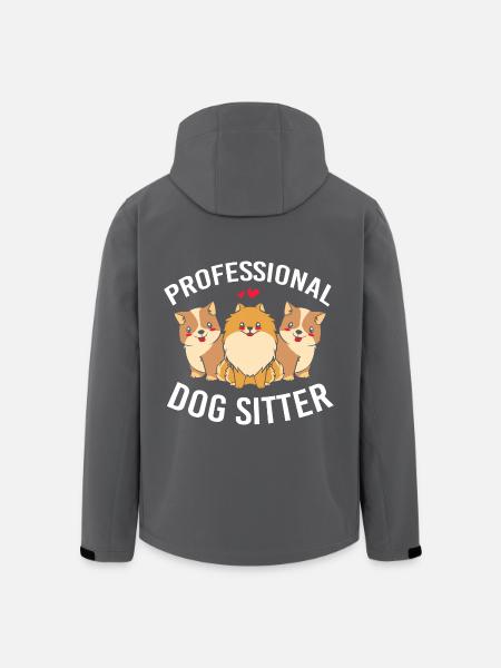 Pet Sitter Pets Babysitter - Men’s Recycled Softshell Jacket by Stanley/Stella - black