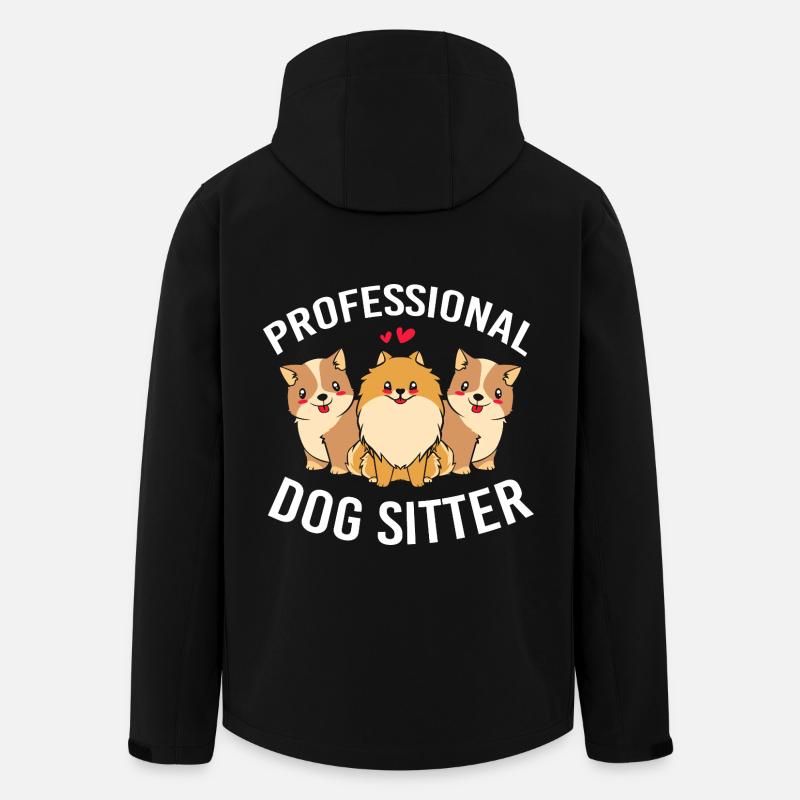 Pet Sitter Pets Babysitter - Men’s Recycled Softshell Jacket by Stanley/Stella - black