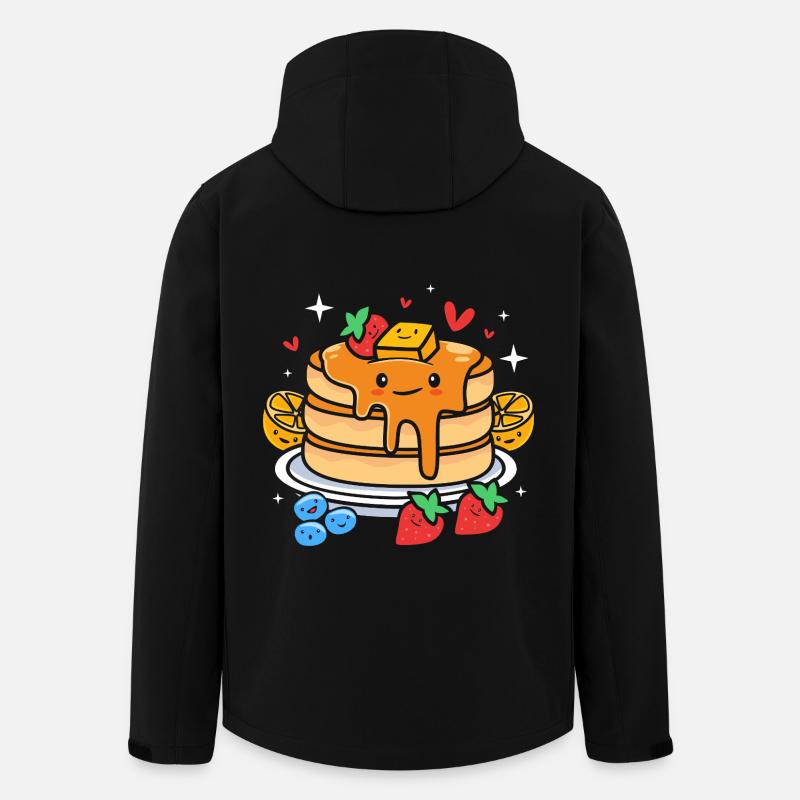 Pfannkuchen - Recycelte Männer Softshell-Jacke von Stanley/Stella - Schwarz