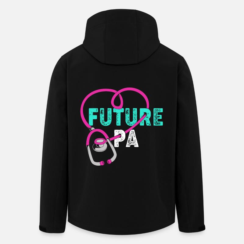 Physician Assistant Nursing MFA PA - Men’s Recycled Softshell Jacket by Stanley/Stella - black