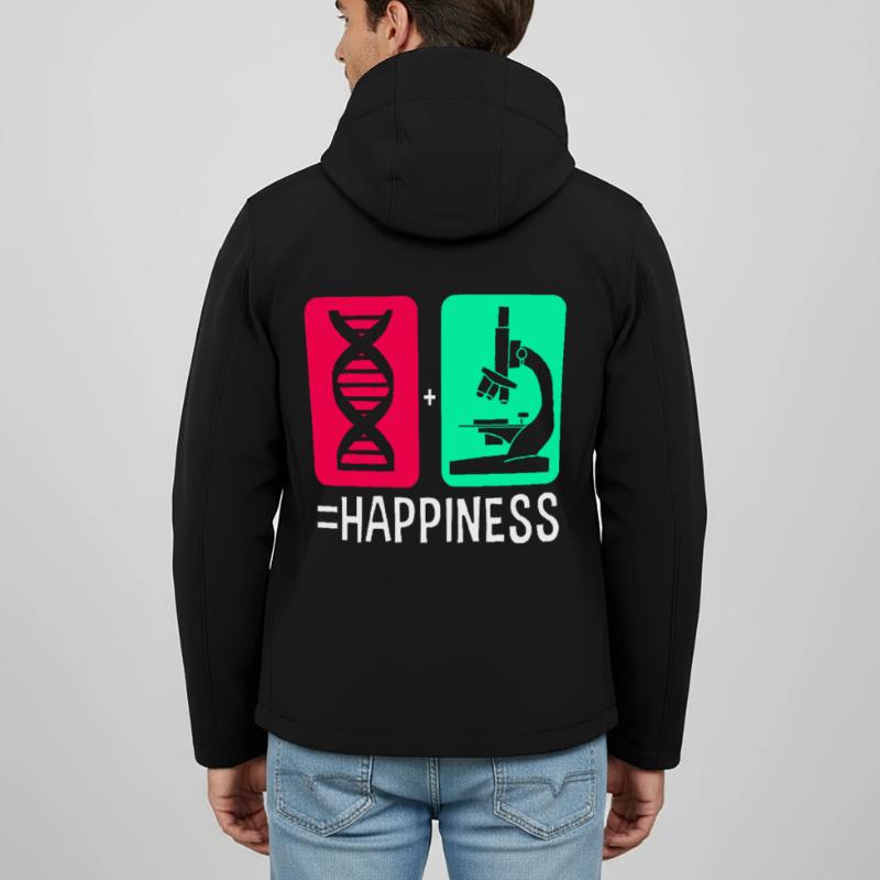 Structural formula molecule Men’s Recycled Softshell Jacket Discoverer by Stanley/Stella