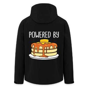 Crêpe - Veste softshell homme en polyester recyclé Stanley/Stella - noir - Dos - AI Model Male 185 light (185cm)